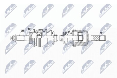 ПОЛУОСЬ NTY NPW-MZ-070 (фото 1)