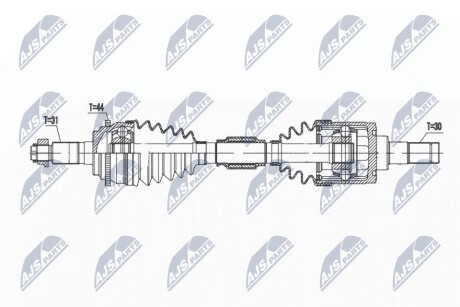 ПОЛУОСЬ NTY NPW-MZ-088 (фото 1)