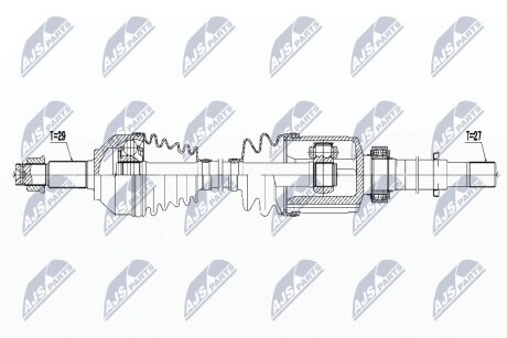 ПОЛУОСЬ NTY NPW-NS-062