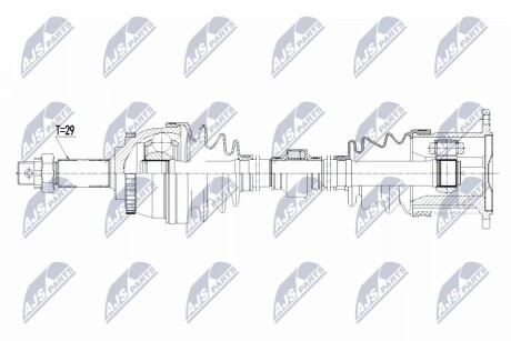 ПОЛУОСЬ NTY NPW-NS-066