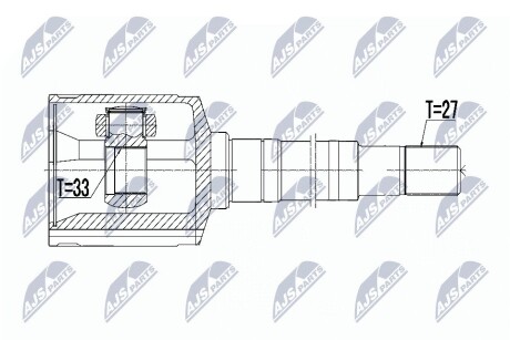 ШАРНИР РАВНЫХ УГЛОВЫХ СКОРОСТЕЙ NTY NPW-NS-069