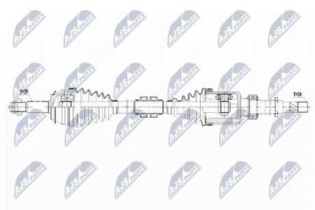 ПОЛУОСЬ NTY NPW-NS-074