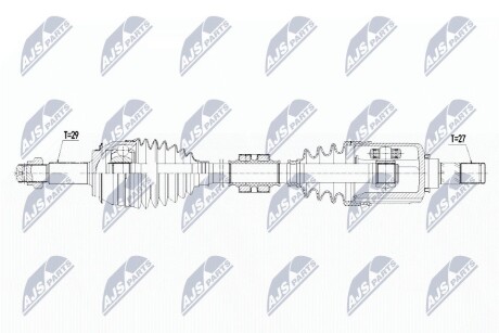 ПОЛУОСЬ NTY NPW-NS-078