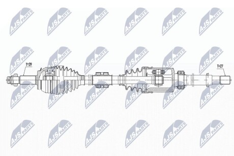 ПОЛУОСЬ NTY NPW-NS-080 (фото 1)