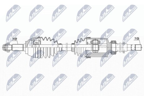 ПОЛУОСЬ NTY NPW-NS-092