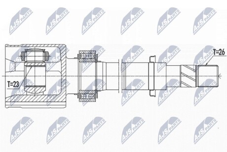 ШАРНИР РАВНЫХ УГЛОВЫХ СКОРОСТЕЙ NTY NPW-NS-095