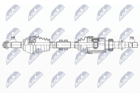 ПОЛУОСЬ NTY NPW-NS-096