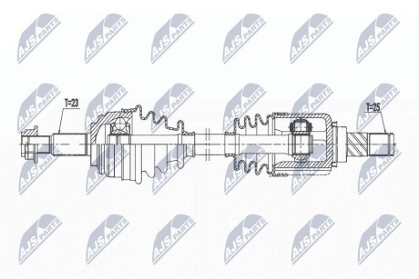 ПОЛУОСЬ NTY NPW-NS-108