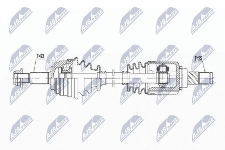 ПОЛУОСЬ NTY NPW-NS-110