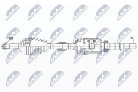 ПОЛУОСЬ NTY NPW-NS-130