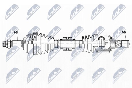 ПОЛУОСЬ NTY NPW-NS-136 (фото 1)