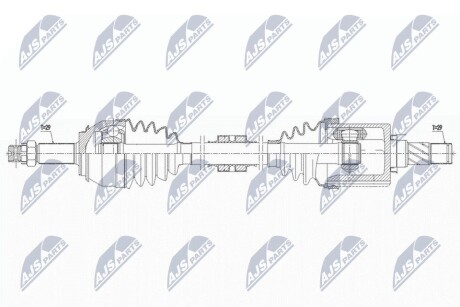 ПОЛУОСЬ NTY NPW-NS-150