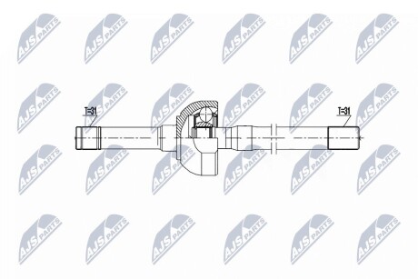 ПОЛУОСЬ NTY NPW-NS-156