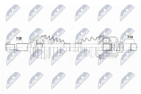 ПОЛУОСЬ NTY NPW-PE-021