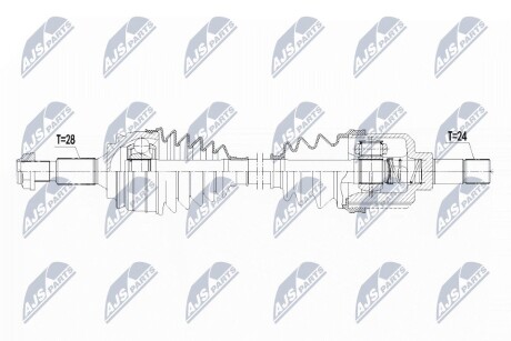 ПОЛУОСЬ NTY NPW-PE-023