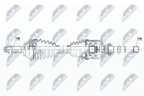 ПОЛУОСЬ NTY NPW-PE-029