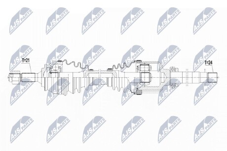 ПОЛУОСЬ NTY NPW-PE-047 (фото 1)