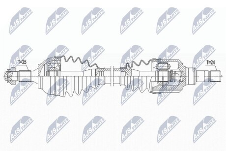 ПОЛУОСЬ NTY NPW-PE-055