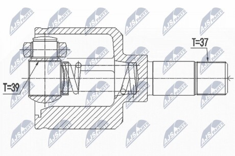 ШАРНИР РАВНЫХ УГЛОВЫХ СКОРОСТЕЙ NTY NPW-PE-056