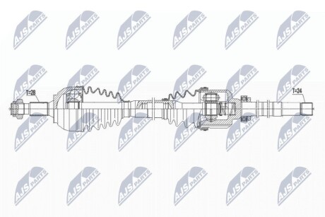 ПОЛУОСЬ NTY NPW-PE-065