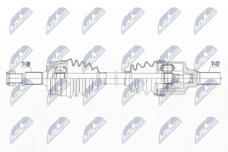 ПОЛУОСЬ NTY NPW-PE-067