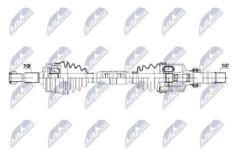 ПОЛУОСЬ NTY NPW-PE-069