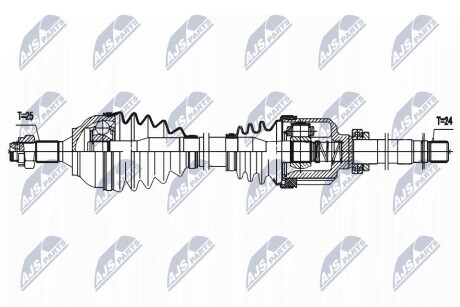 ПОЛУОСЬ NTY NPW-PE-087