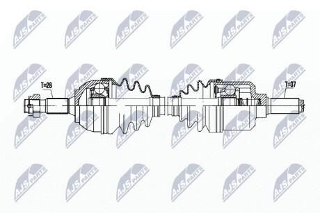 ПОЛУОСЬ NTY NPW-PE-093