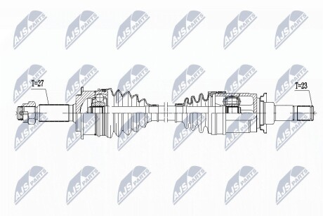 ПОЛУОСЬ NTY NPW-PE-107 (фото 1)