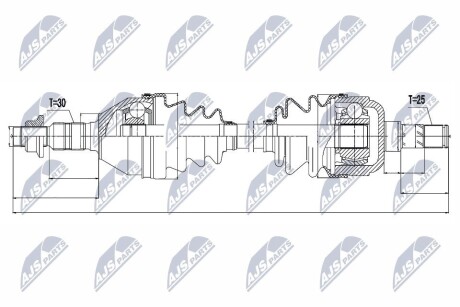 ПОЛУОСЬ NTY NPW-PL-035