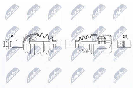 ПОЛУОСЬ NTY NPW-PL-041