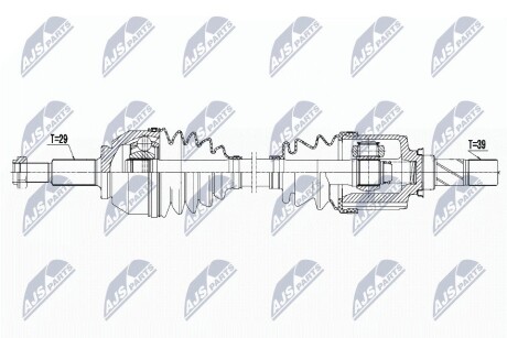 ПОЛУОСЬ NTY NPW-PL-057