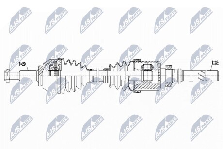 ПОЛУОСЬ NTY NPW-PL-059