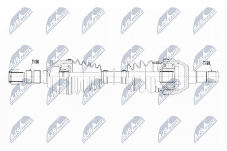 ПОЛУОСЬ NTY NPW-PL-075 (фото 1)