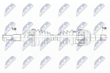 ПОЛУОСЬ NTY NPW-PL-085