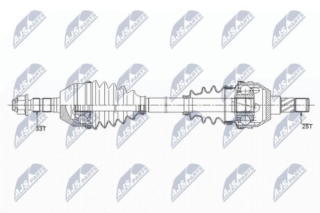 ПОЛУОСЬ NTY NPW-PL-091