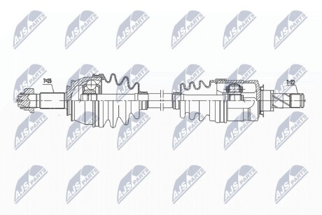 ПОЛУОСЬ NTY NPW-PL-099