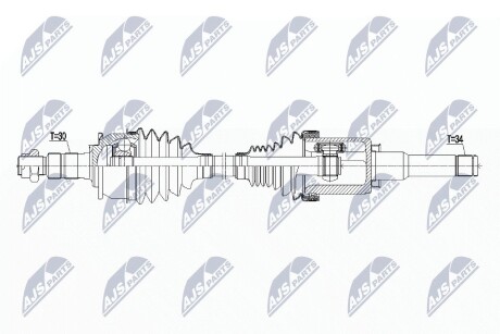 ПОЛУОСЬ NTY NPW-PL-101