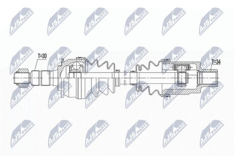 ПОЛУОСЬ NTY NPW-PL-103