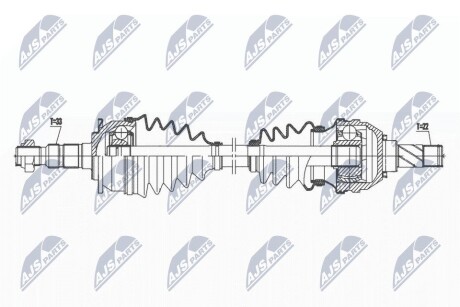 ПОЛУОСЬ NTY NPW-PL-121 (фото 1)