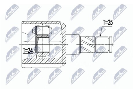 ШАРНИР РАВНЫХ УГЛОВЫХ СКОРОСТЕЙ NTY NPW-PL-126