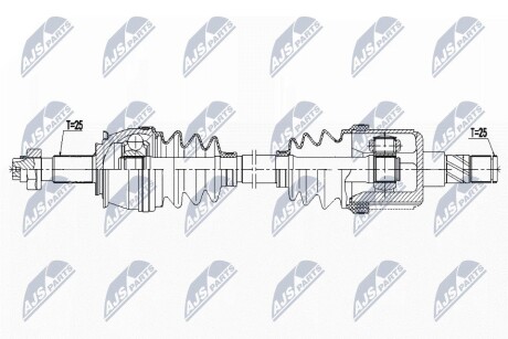 ПОЛУОСЬ NTY NPW-PL-127