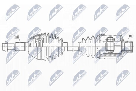 ПОЛУОСЬ NTY NPW-PL-146 (фото 1)