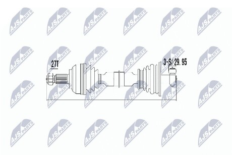 ПОЛУОСЬ NTY NPW-RE-003