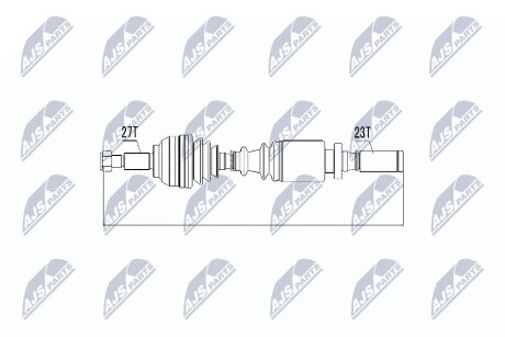 ПОЛУОСЬ NTY NPW-RE-004