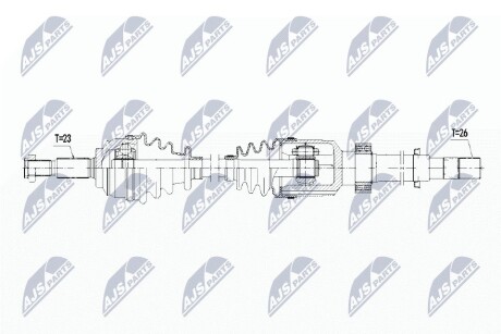 ПОЛУОСЬ NTY NPW-RE-067 (фото 1)