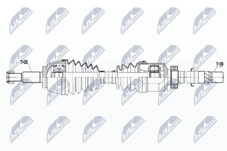 ПОЛУОСЬ NTY NPW-RE-075