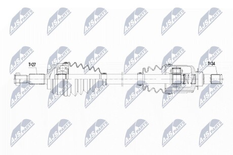 ПОЛУОСЬ NTY NPW-RE-081