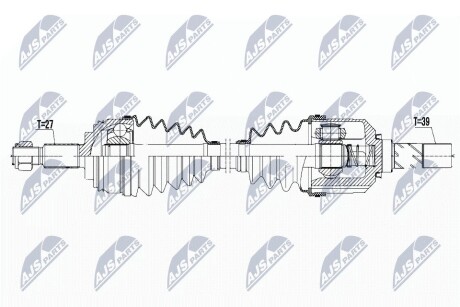 ПОЛУОСЬ NTY NPW-RE-083