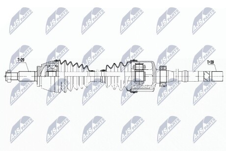 ПОЛУОСЬ NTY NPW-RE-089